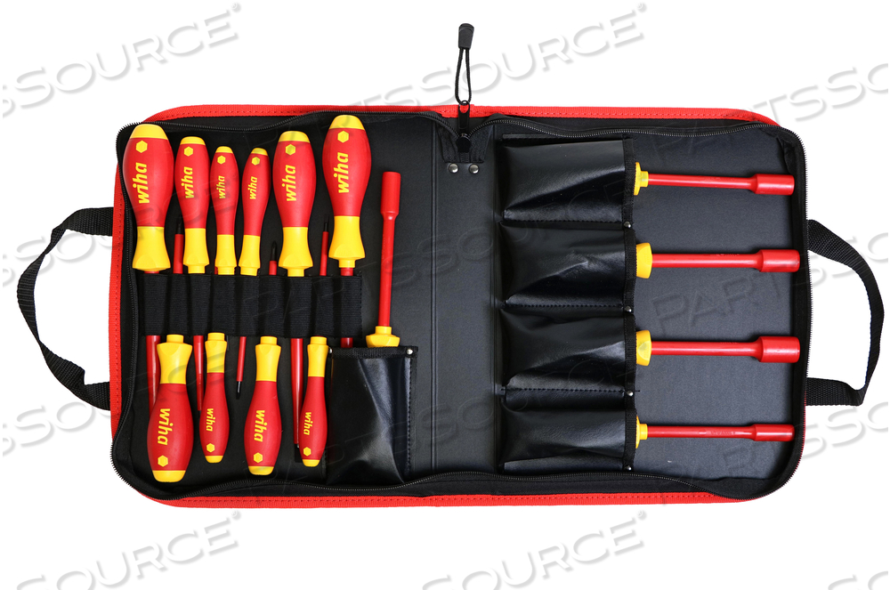 INSULATED SCREWDRIVER/NUTDRIVER SET 15PC by Wiha Tools INSULATED SCREWDRIVER/NUTDRIVER SET 15PC by Wiha Tools