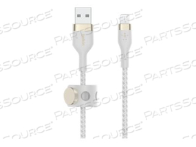 BOOST CHARGE, LIGHTNING CABLE, USB MALE TO LIGHTNING MALE, 6.6 FT, WHITE, FOR APPLE IPAD/IPHONE/IPOD (LIGHTNING) by Belkin BOOST CHARGE, LIGHTNING CABLE, USB MALE TO LIGHTNING MALE, 6.6 FT, WHITE, FOR APPLE IPAD/IPHONE/IPOD (LIGHTNING) by Belkin