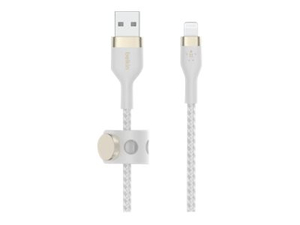 BOOST CHARGE, LIGHTNING CABLE, USB MALE TO LIGHTNING MALE, 6.6 FT, WHITE, FOR APPLE IPAD/IPHONE/IPOD (LIGHTNING) by Belkin BOOST CHARGE, LIGHTNING CABLE, USB MALE TO LIGHTNING MALE, 6.6 FT, WHITE, FOR APPLE IPAD/IPHONE/IPOD (LIGHTNING) by Belkin