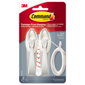 CABLE BUNDLER, WHITE by 3M Consumer