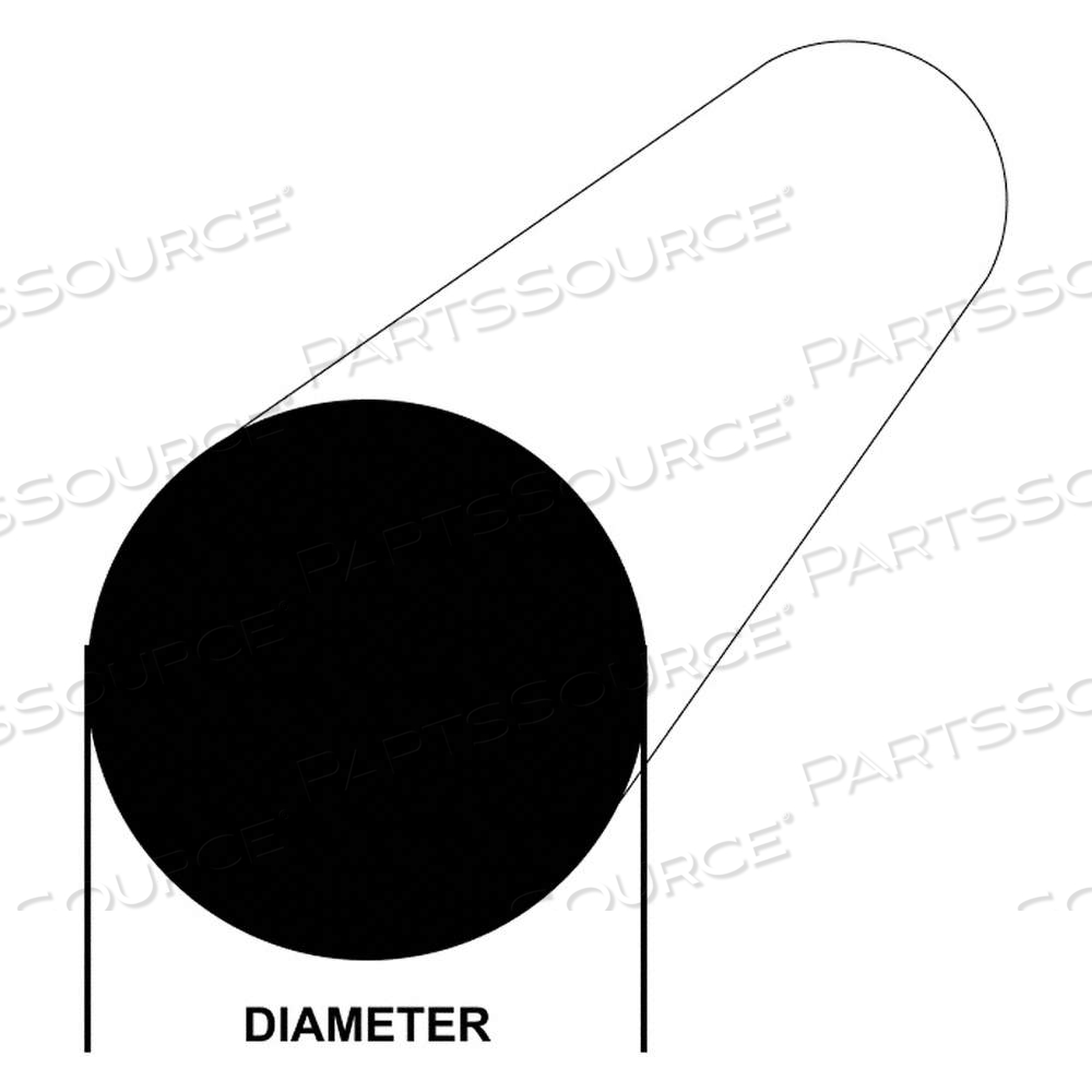 ALUMINUM ROD 6061, 1 5/16 IN OUTSIDE DIA, 12 IN OVERALL LG, T6511, 95 BRINELL HARDNESS, MILL by Approved Vendor