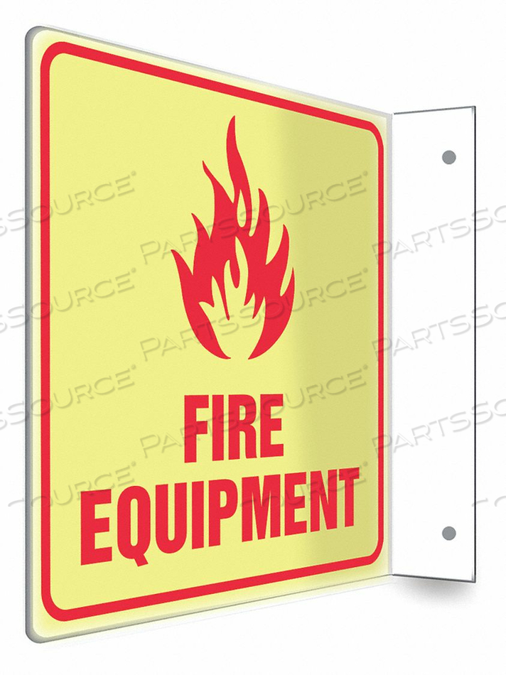 HIGH VISIBILITY SAFETY SIGN 8 W 8 H 