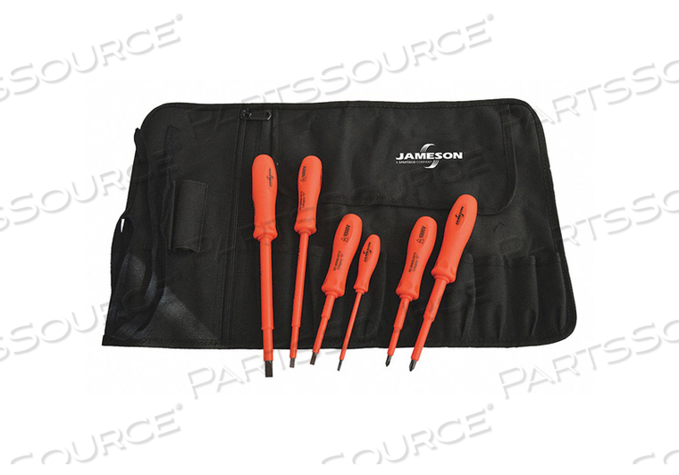 INSULATED SCREWDRIVER SET 6 PC. by Jameson