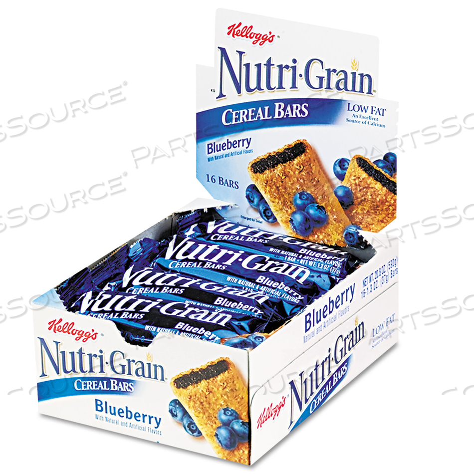 NUTRI-GRAIN SOFT BAKED BREAKFAST BARS, BLUEBERRY, INDV WRAPPED 1.3 OZ BAR by Kellogg's NUTRI-GRAIN SOFT BAKED BREAKFAST BARS, BLUEBERRY, INDV WRAPPED 1.3 OZ BAR by Kellogg's