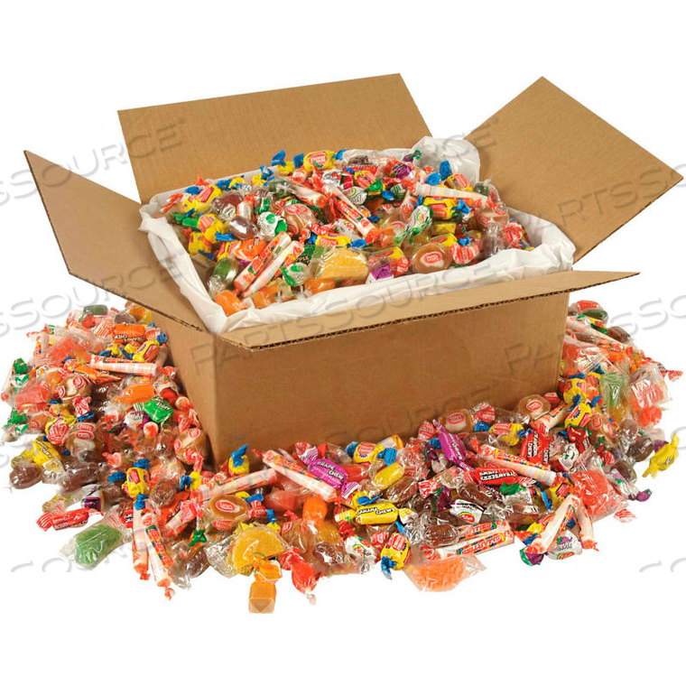 ALL TYME FAVORITES CANDY MIX, INDIVIDUALLY WRAPPED, 10 LB VALUE SIZE BOX 