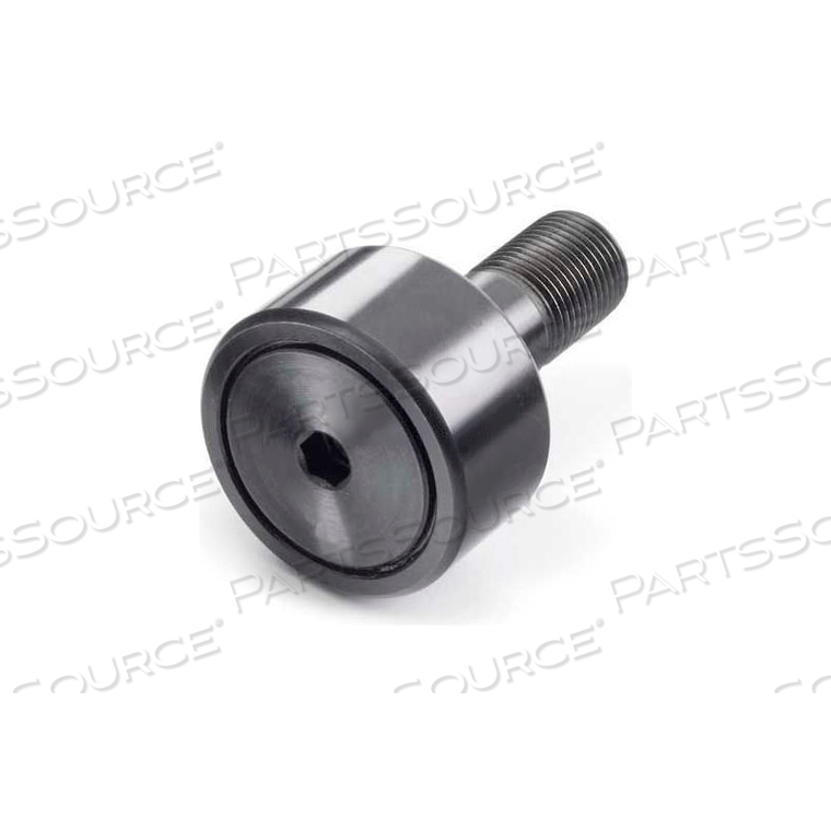 CAM FOLLOWER, SEALED, HEX HEAD, CROWNED OD, 2-1/4"L STUD, 1.5"W ROLLER, 2.5" ROLLER DIA. by Bearings Limited CAM FOLLOWER, SEALED, HEX HEAD, CROWNED OD, 2-1/4"L STUD, 1.5"W ROLLER, 2.5" ROLLER DIA. by Bearings Limited