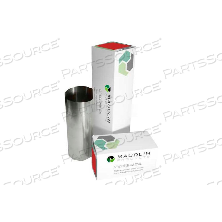 STAINLESS STEEL SHIM COIL - .006" X 6" X 50" by Maudlin Products STAINLESS STEEL SHIM COIL - .006" X 6" X 50" by Maudlin Products