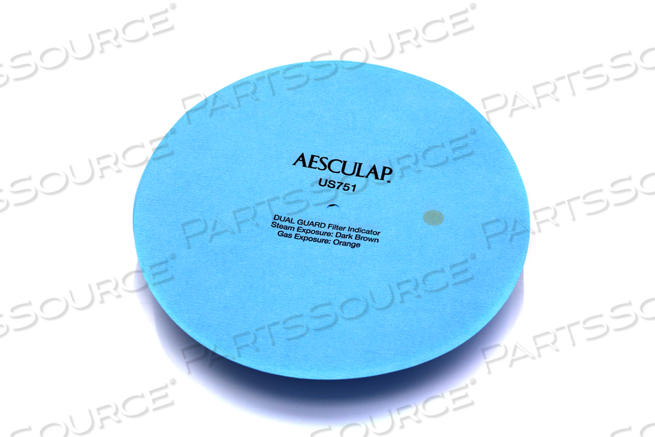 Us751 aesculap inc filter 7 5 in dia paper indicator dot