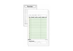 GUEST CHECKS 2-PART CARBONLESS by Daymark