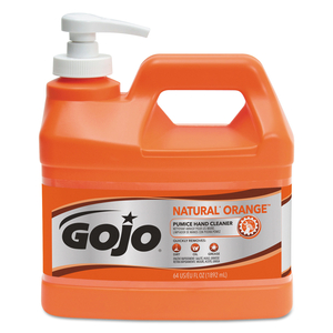 NATURAL ORANGE PUMICE HAND CLEANER, CITRUS, 0.5 GAL PUMP BOTTLE by Gojo NATURAL ORANGE PUMICE HAND CLEANER, CITRUS, 0.5 GAL PUMP BOTTLE by Gojo