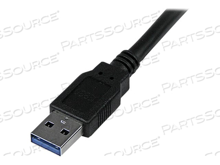 6FT BLACK SUPERSPEED USB 3.0 CABLE A/A - STARTECH.COMFEETS 6FT BLACK USB 3.0 CAB by StarTech.com Ltd.
