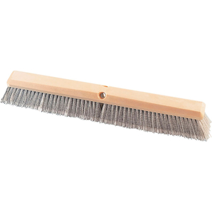 MILWAUKEE DUSTLESS 24"W PERMA POLY PUSH BROOM HEAD WITH FLAGGED STYRENE BRISTLES by Gordon Brush Mfg