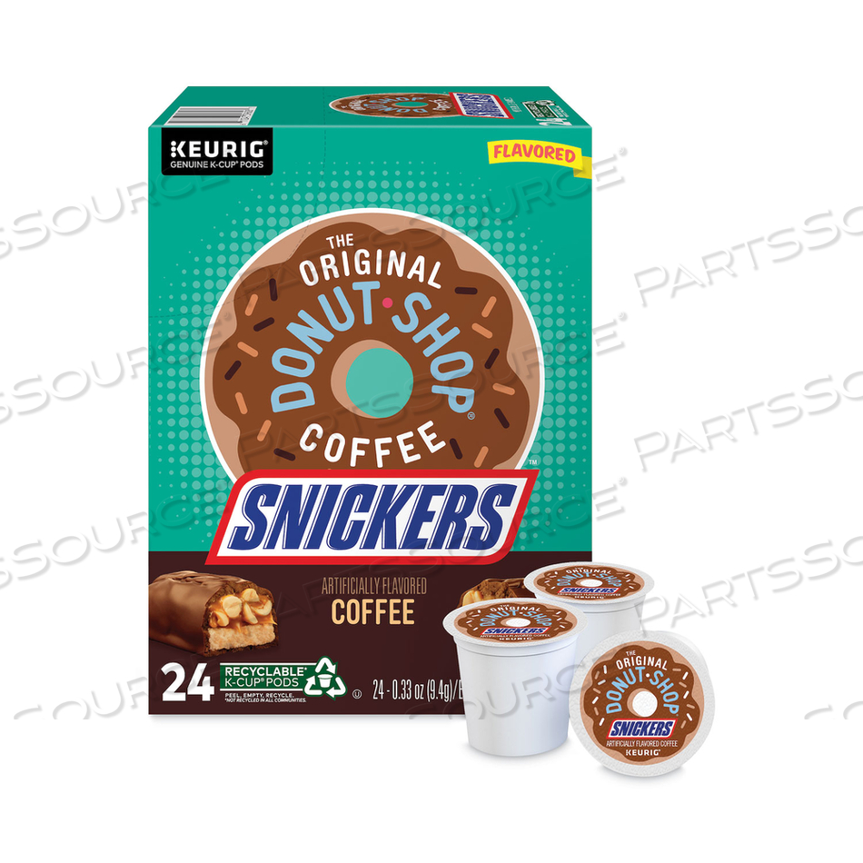 SNICKERS FLAVORED COFFEE K-CUPS by The Original Donut Shop SNICKERS FLAVORED COFFEE K-CUPS by The Original Donut Shop