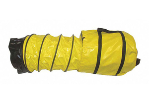 VENTILATION DUCT 12 IN X 25 FT BLK/YLW by Americ