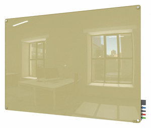 DRY ERASE BOARD NON-MAGNETIC GLASS 48 W by Ghent