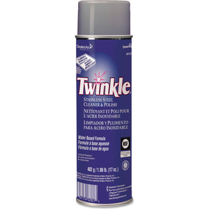 STAINLESS STEEL CLEANER & POLISH, 17OZ AEROSOL 1/CASE by Twinkle