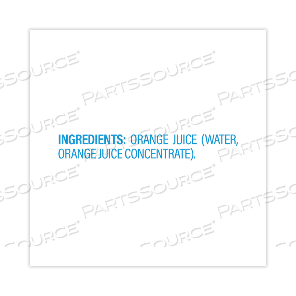 100% JUICE, ORANGE, 4 OZ CUP, 48/BOX 