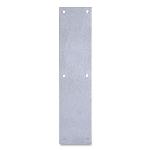 DOOR PUSH PLATE, 3.5 X 15, SATIN STAINLESS STEEL by Tell