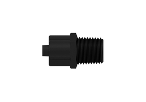 INTEGRAL LOCK RING CONNECTOR, 1/8 IN-27, MALE LUER X NPT, POLYAMIDE, BLACK by Nordson Medical