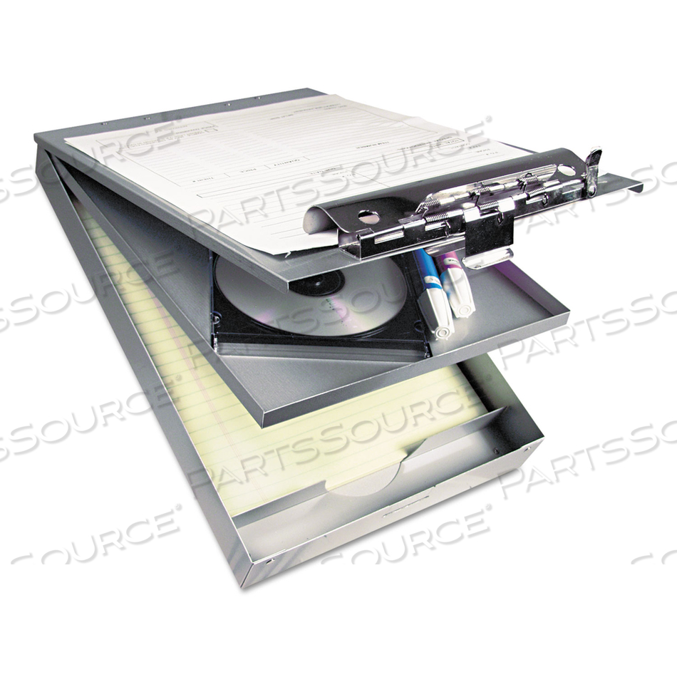 CRUISER MATE ALUMINUM STORAGE CLIPBOARD, 1.5" CLIP CAPACITY, HOLDS 8.5 X 11 SHEETS, SILVER by Saunders