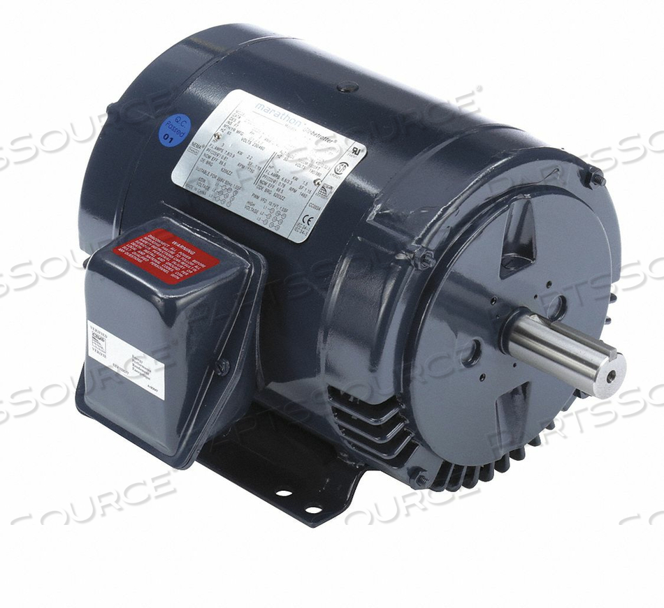 MOTOR 3-PH 3 HP 1750 RPM 230/460V by Marathon Motors