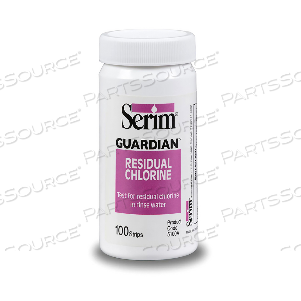 CHLORINE TEST STRIP - 100 STRIPS by Serim Research Corporation CHLORINE TEST STRIP - 100 STRIPS by Serim Research Corporation