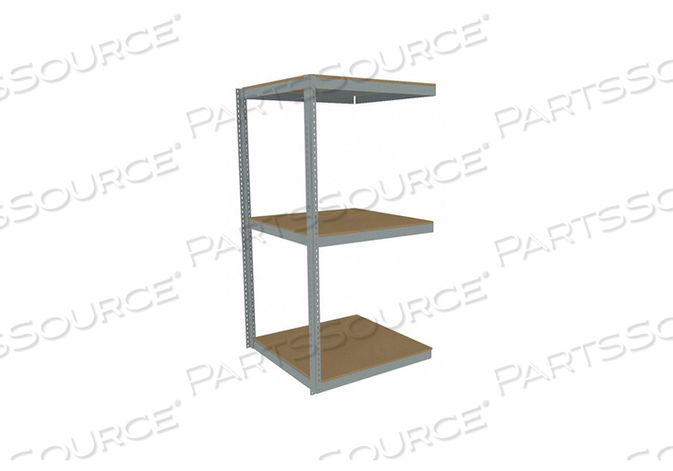 BOLTLESS SHELVING ADD-ON 84 H GRAY by Tennsco Corp.