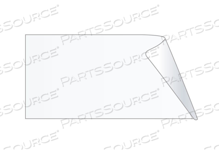 LABEL PROTECTOR, 3-1/2 IN W X 1-3/4 IN H, UNISHIELD CLEAR, POLYSTER by United Ad Label LABEL PROTECTOR, 3-1/2 IN W X 1-3/4 IN H, UNISHIELD CLEAR, POLYSTER by United Ad Label