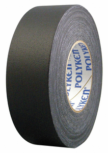 GAFFERS TAPE 11.5 MIL 48MM X 50M BLACK by Polyken