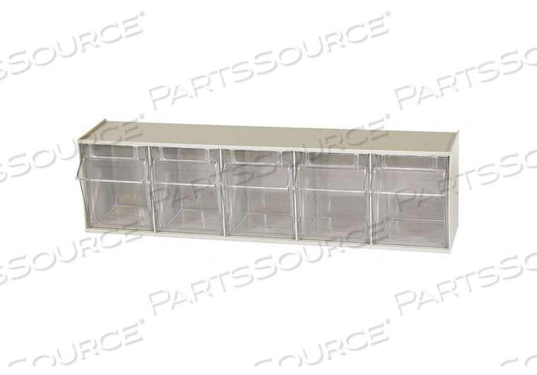 TIP OUT BIN 5 BINS 5-3/8X23-5/8X6-1/2 by Akro-Mils / Myers Industries, Inc