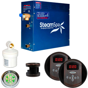 STEAMSPA ROYAL STEAM GENERATOR PACKAGE, 4.5KW, OIL RUBBED BRONZE by Spa World Corporation