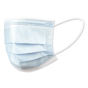 THREE-PLY GENERAL USE FACE MASK, BLUE by Boardwalk THREE-PLY GENERAL USE FACE MASK, BLUE by Boardwalk