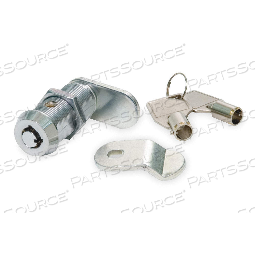 PIN TUMBLER KEYED CAM LOCK, FOR 7/16 IN MATERIAL THICK, 3/4 IN MOUNTING HOLE DIA., OFFSET/STRAIGHT by Approved Vendor PIN TUMBLER KEYED CAM LOCK, FOR 7/16 IN MATERIAL THICK, 3/4 IN MOUNTING HOLE DIA., OFFSET/STRAIGHT by Approved Vendor