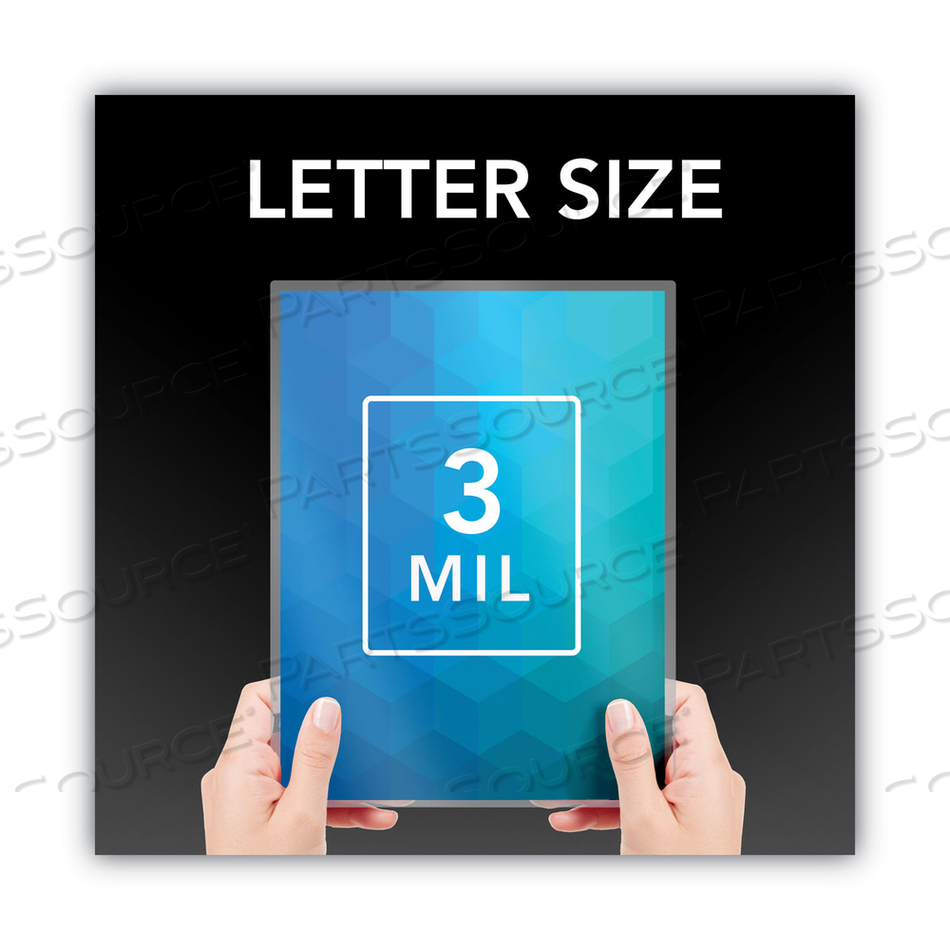 SELFSEAL SELF-ADHESIVE LAMINATING POUCHES AND SINGLE-SIDED SHEETS, 3 MIL, 9" X 12", GLOSS CLEAR by GBC