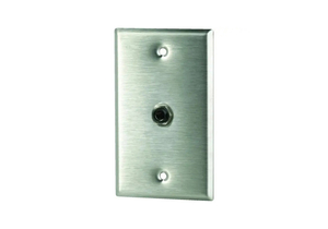 RECTANGLE WALL PLATE, STAINLESS STEEL, SINGLE GANG, NO FAIL-SAFE, 1.55 IN by Anacom MedTek