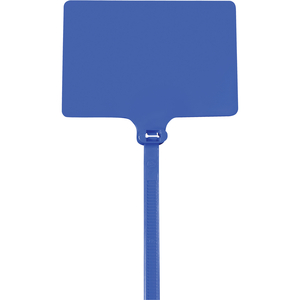 IDENTIFICATION CABLE TIES, 120#, 6", BLUE, 100/CASE by BOX Partners (Box Acquisitions, LLC)