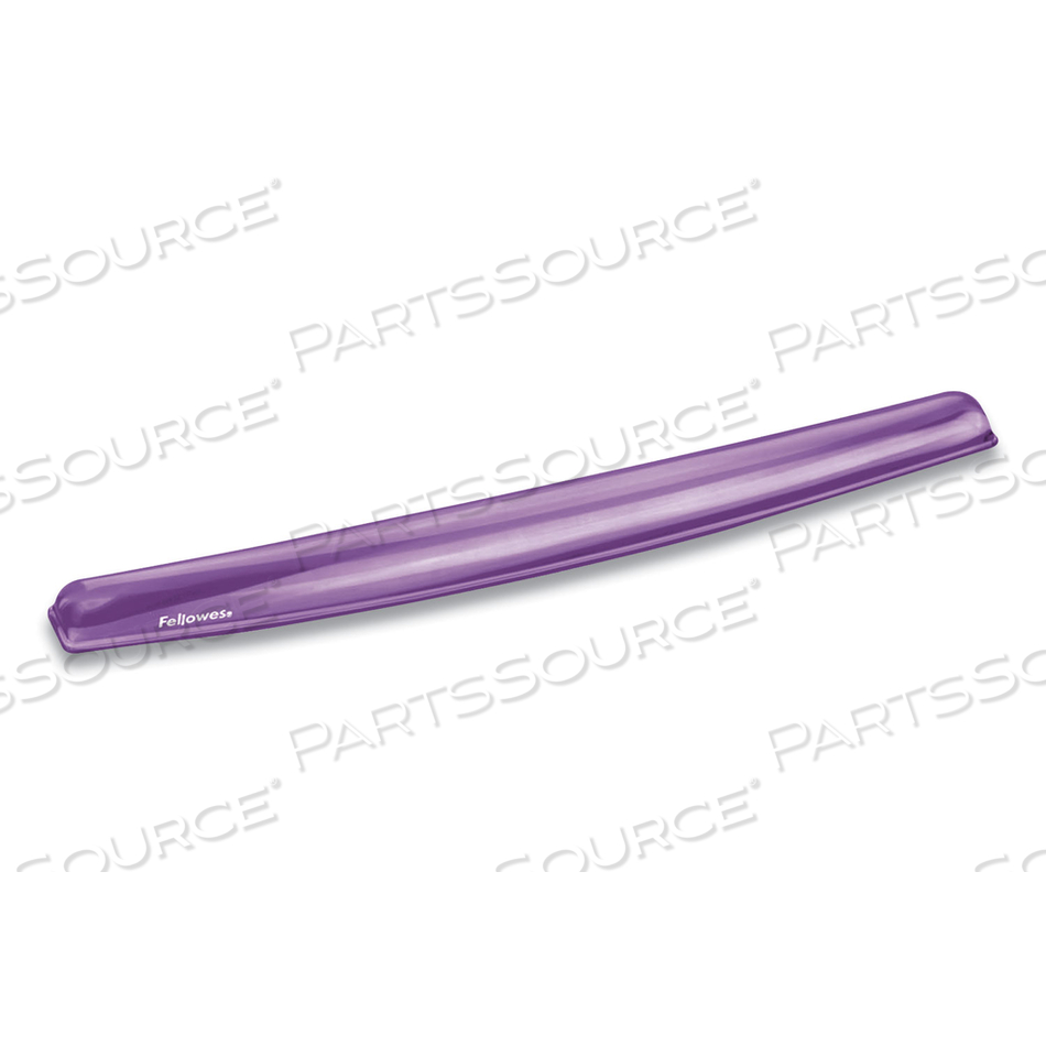 GEL CRYSTALS KEYBOARD WRIST REST, 18.5 X 2.25, PURPLE by Fellowes