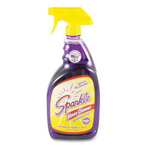 GLASS CLEANER, 33.8 OZ SPRAY BOTTLE by Sparkle