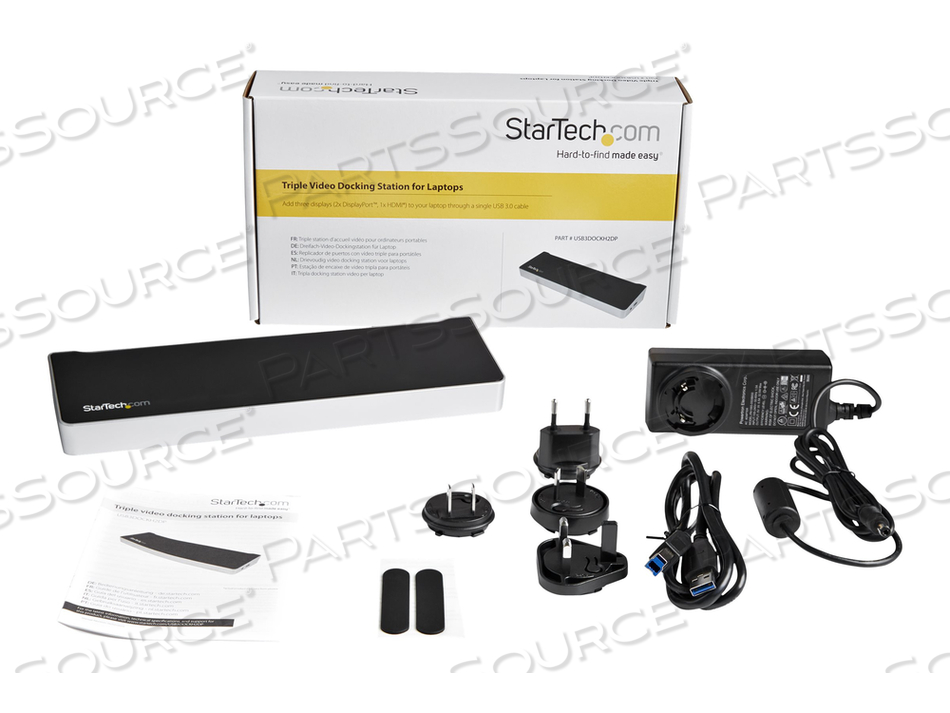 4K USB DOCKING STATION SUPPORTS 4K ON ONE DISPLAY - TRIPLE DISPLAY DOCKING STATI by StarTech.com Ltd.