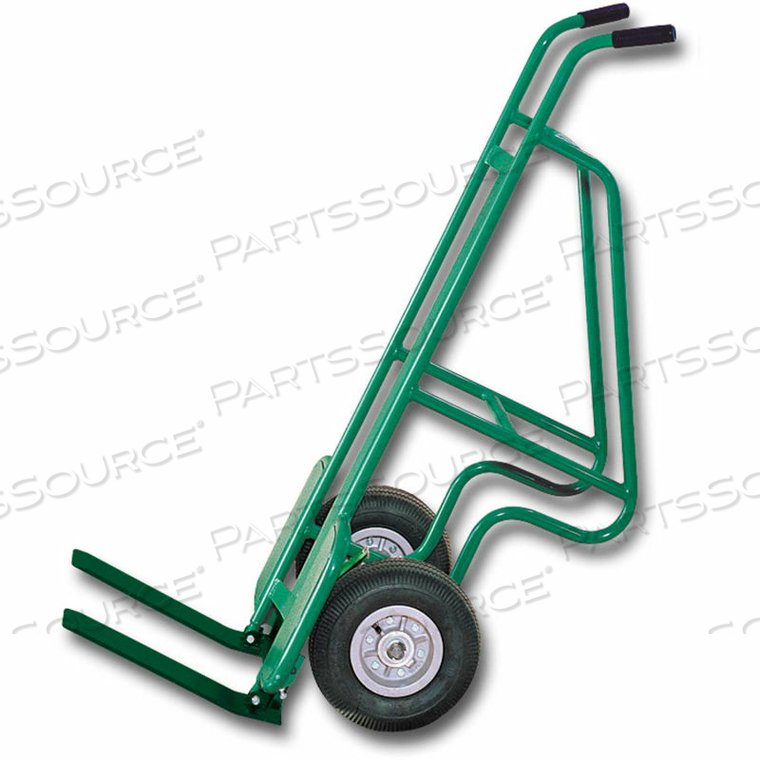 STEEL DEEP FRAME MINI PALLET TRUCK PNEUMATIC WHEELS by Valley Craft Industries, Inc