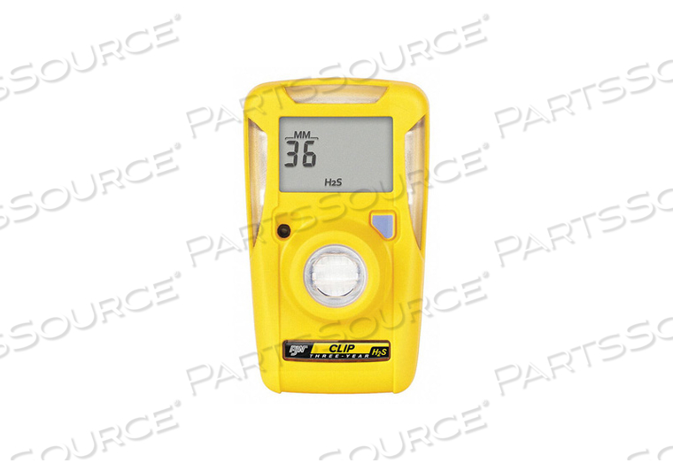 SINGLE GAS DETECTR H2S YLLW 3YR. BATTERY by BW Technologies