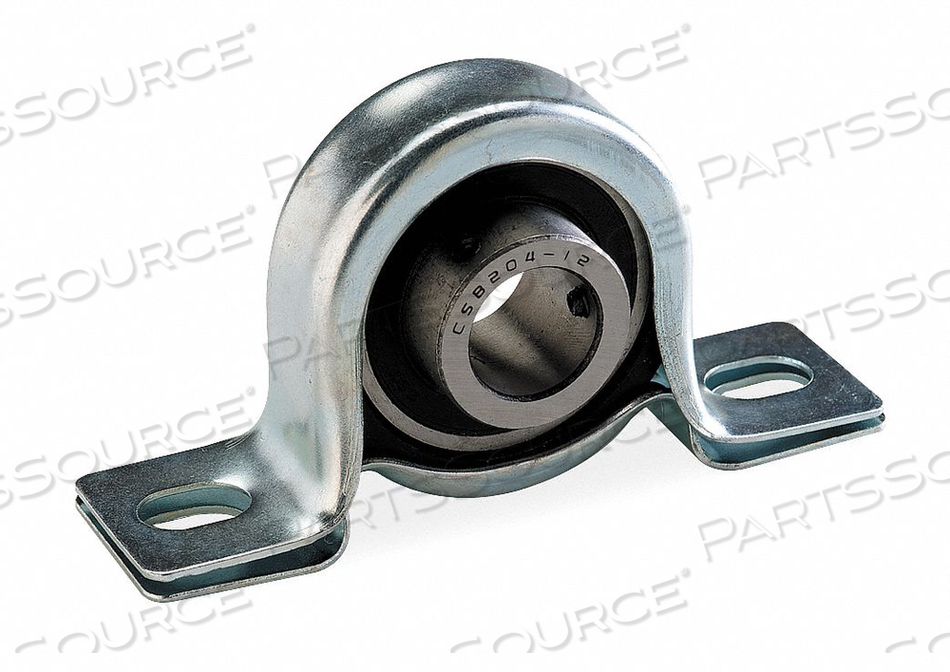 PILLOW BLOCK BEARING, BASE HEIGHT 0.13 IN, BEARING INSERT MATERIAL ALLOY STEEL, BEARING INSERT TYPE RADIAL BALL, BORE DIAMETER 1 IN, BORE TY by DAYTON ELECTRIC MANUFACTURING CO