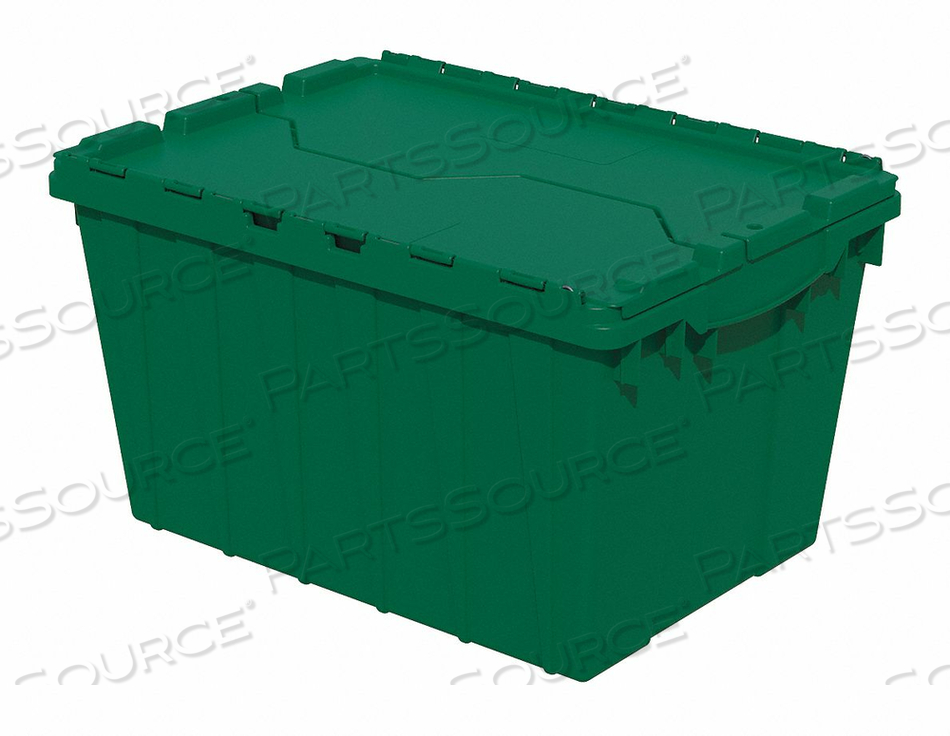 ATTACHED LID CONTAINER 1.62 CU FT GREEN by Akro-Mils / Myers Industries, Inc ATTACHED LID CONTAINER 1.62 CU FT GREEN by Akro-Mils / Myers Industries, Inc