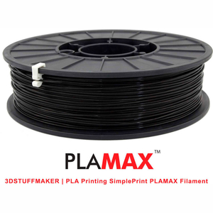 PLA 3D PRINTER PLA MAX FILAMENT, 1.75MM, 0.75 KG, BLACK by 3D Stuffmaker