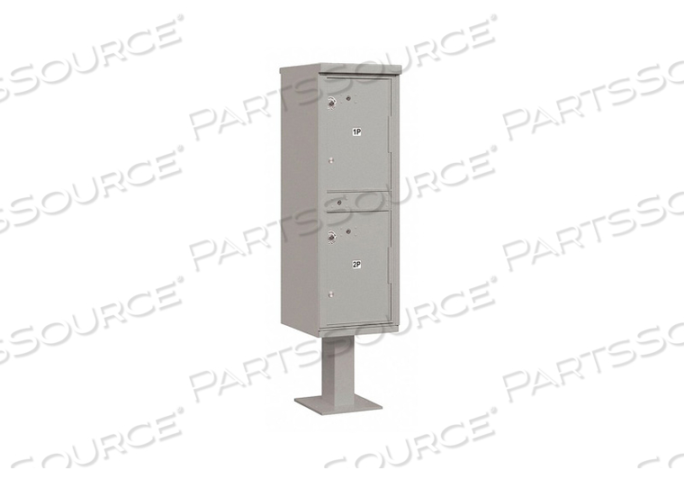 OUTDOOR PARCEL LOCKER USPS ACCESS GRAY by Salsbury Industries