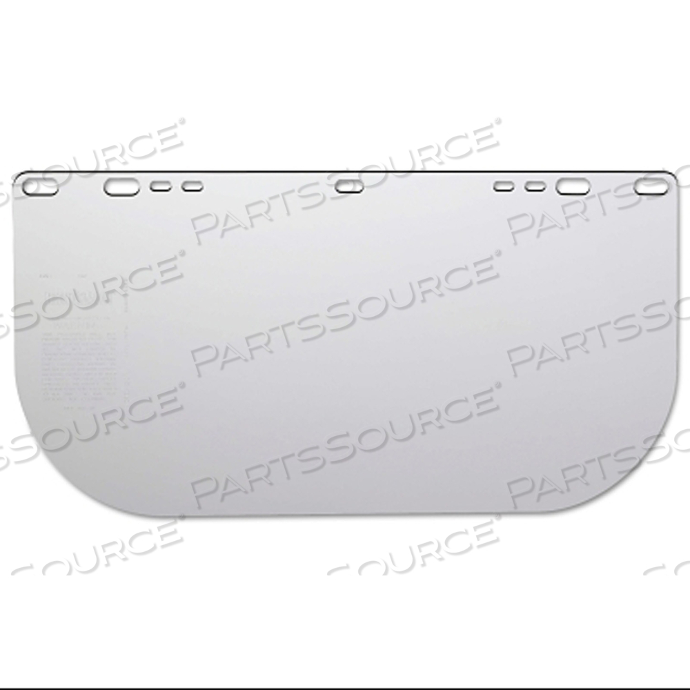 F10 PETG ECONOMY FACESHIELD, 34-40AP, UNCOATED, CLEAR, UNBOUND, 15-1/2 IN L X 8 IN H by Jackson Safety F10 PETG ECONOMY FACESHIELD, 34-40AP, UNCOATED, CLEAR, UNBOUND, 15-1/2 IN L X 8 IN H by Jackson Safety