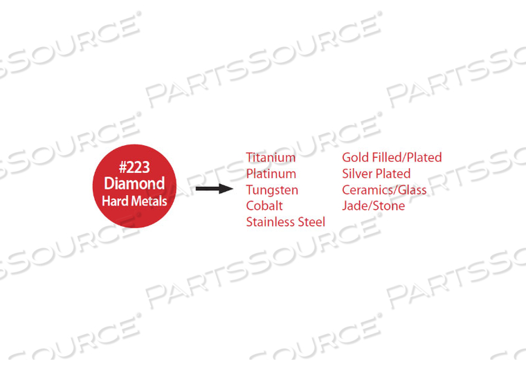 DIAMOND ABRASIVE DISC FOR HARD METALS by Mooney & Co., Inc. (formerly M.W. Mooney & Co., Inc.)