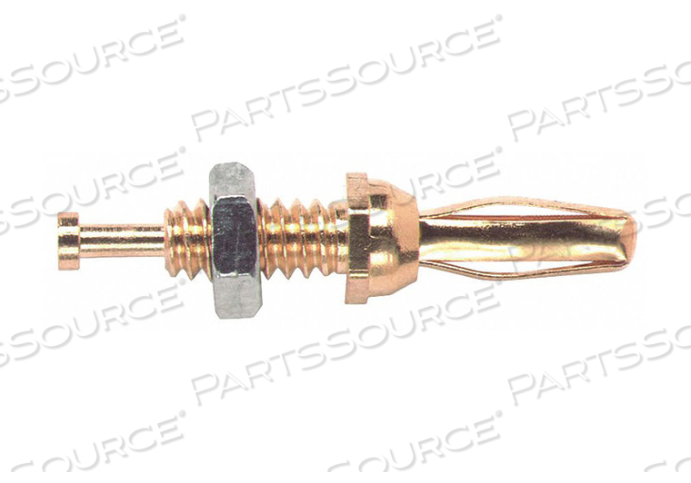 MINI BANANA PLUG 30VAC/60VDC AMBER PK10 by Pomona Electronics MINI BANANA PLUG 30VAC/60VDC AMBER PK10 by Pomona Electronics