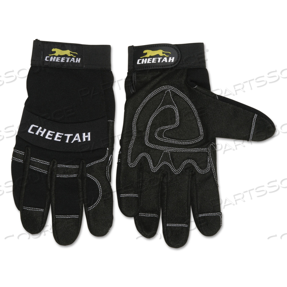 CHEETAH 935CH GLOVES, X-LARGE, BLACK by MCR Safety