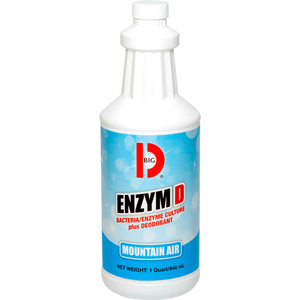 ENZYM D BACTERIA/ENZYME CULTURE PLUS DEODORANT, QUART BOTTLE, 12 BOTTLES by Big D